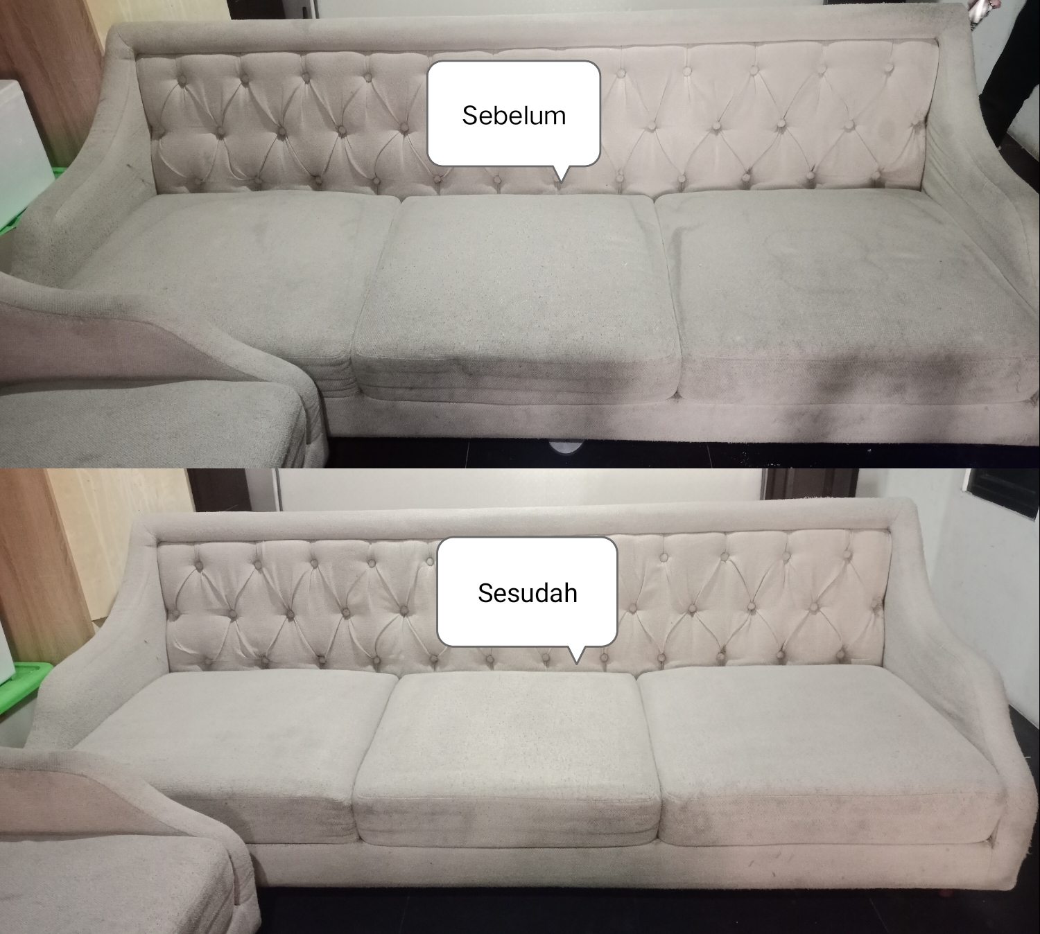 Jasa Cuci Sofa di Limo